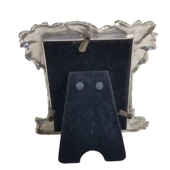 Lucky Elephant, Jeweled Metal Picture Frame w/ Palm Trees, & Genuine Crystals - Picture 4 of 13